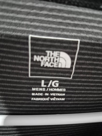 Black & Grey The North Face Men's Long Sleeve Shirt, L