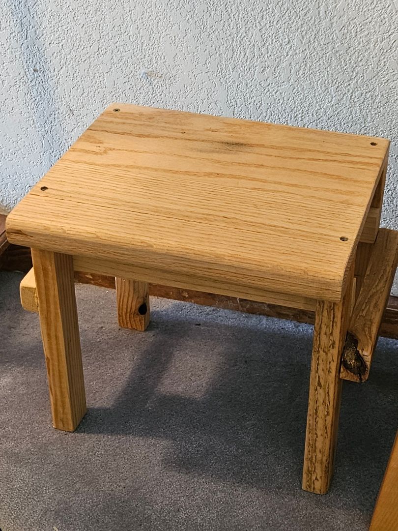 Wood Step Stool #1