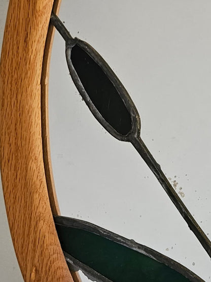 Mirror w/ Stained Glass