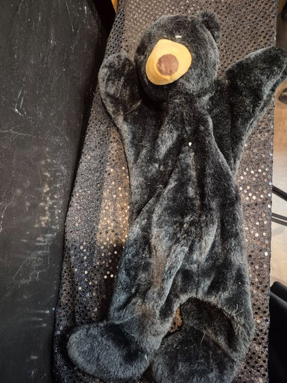 Black  Dog Toy - Bear w/Squeaker Inside