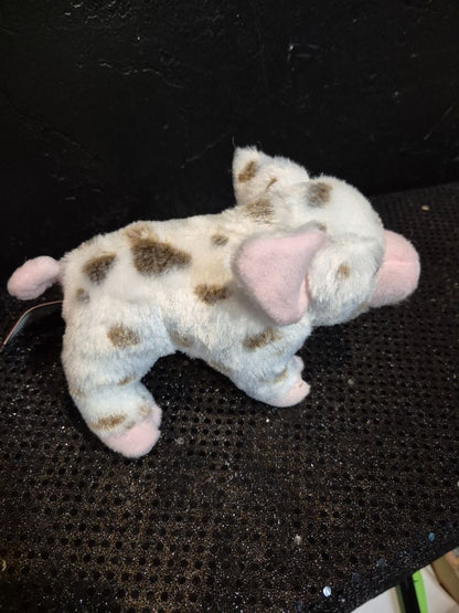 Pink w/Brown Spots  Douglas Spotted Pig, 7"