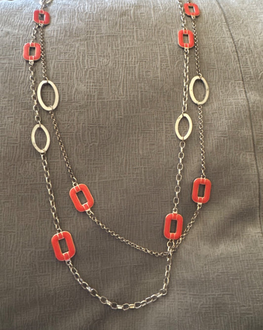 Salmon Colored Necklace