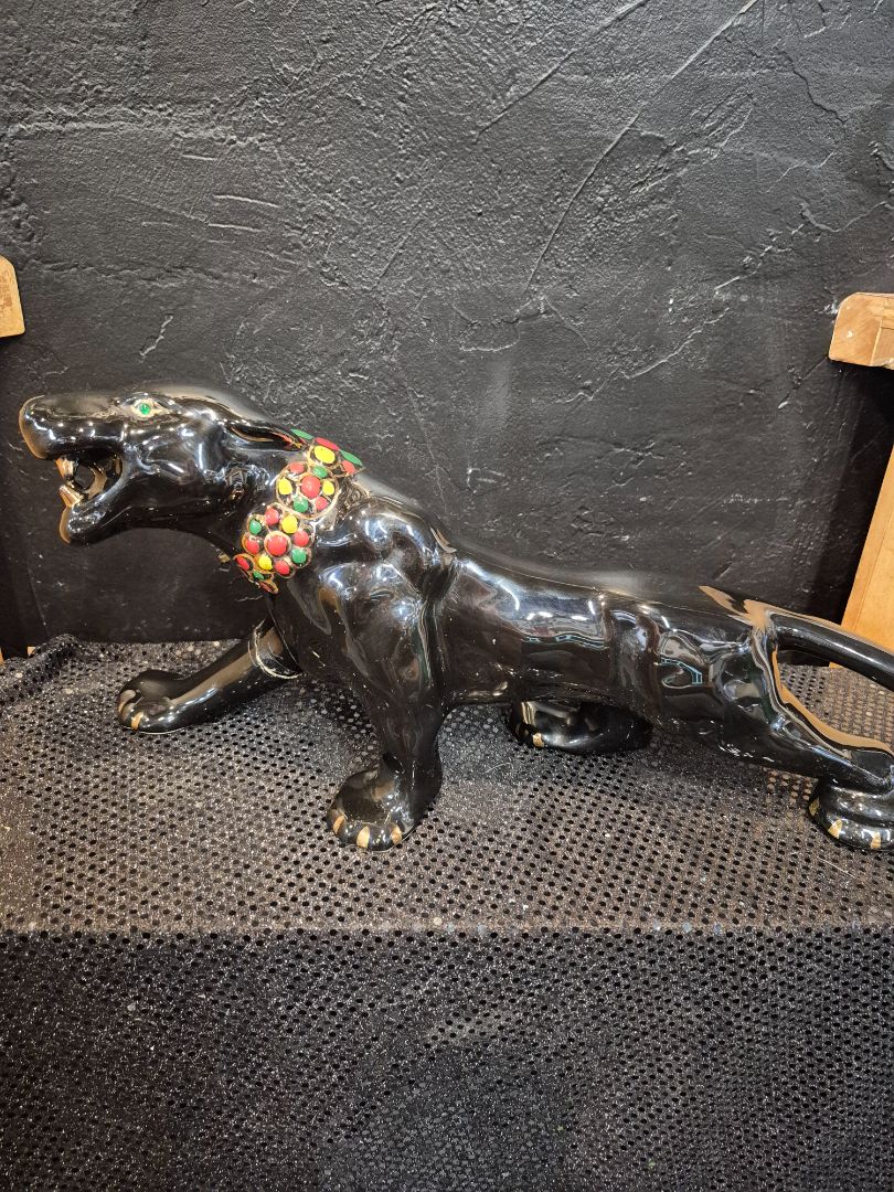 Vintage MCM Black Panther Statue