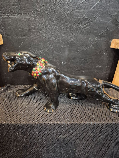 Vintage MCM Black Panther Statue
