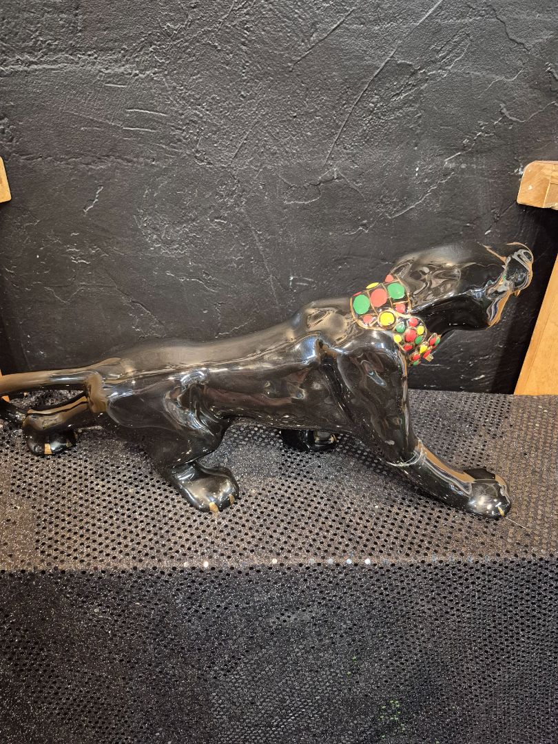 Vintage MCM Black Panther Statue