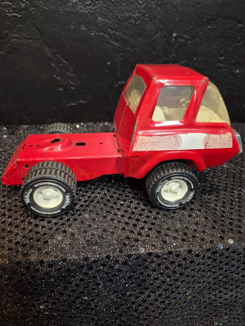 Red  Vintage Tonka Semi Truck Cab