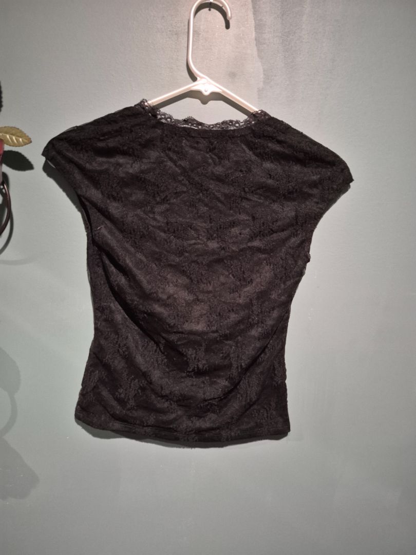 Black Dylan Ryan Square Neckline Top