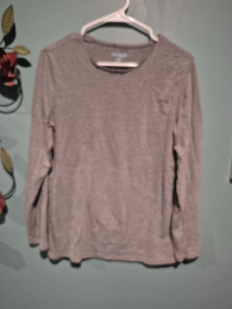 Grey Cat & Jack Long Sleeve T-Shirt, XL Husky