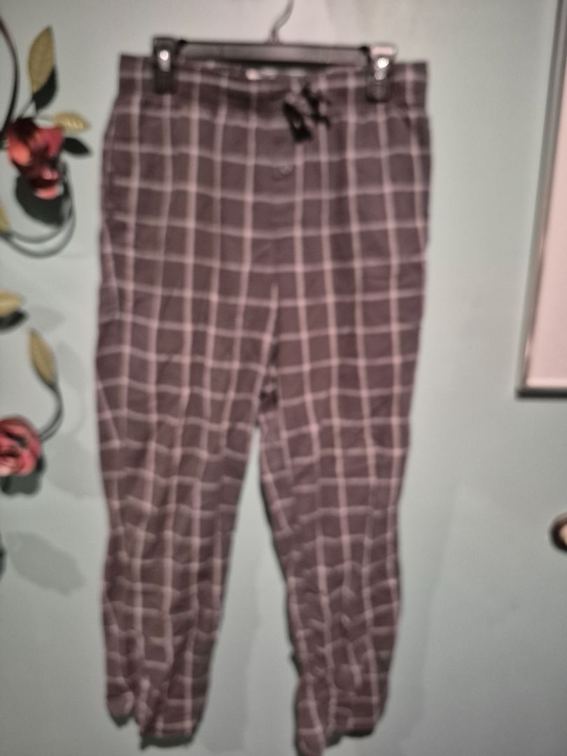 Grey Plaid Goodfellow & Co Lounge Pants, M