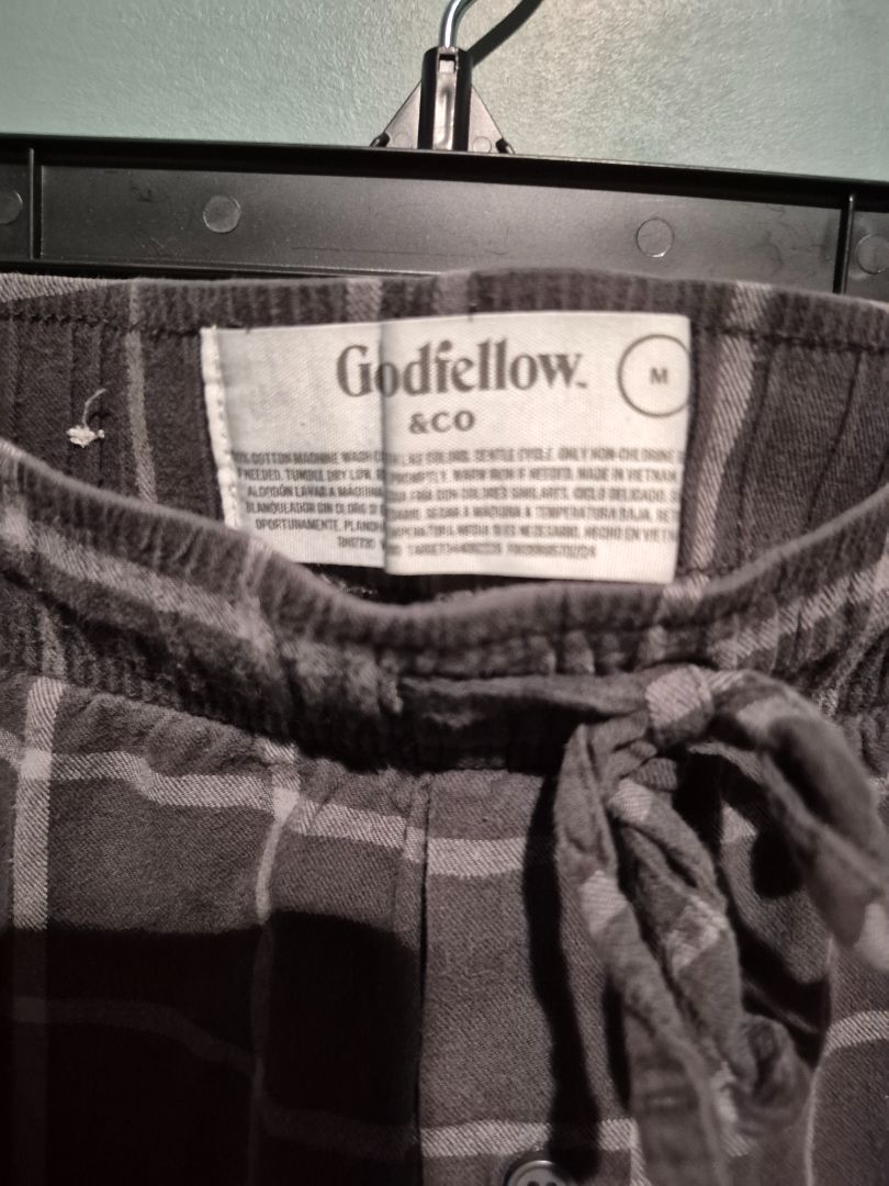 Grey Plaid Goodfellow & Co Lounge Pants, M
