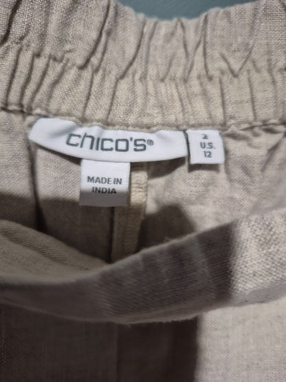 Tan Chico's Pants, 12