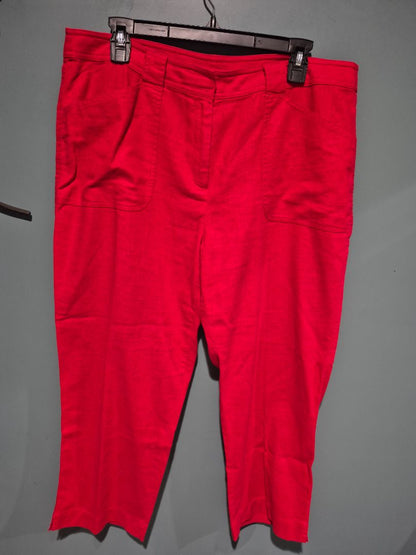 Red Pendleton Pants, 14