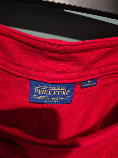 Red Pendleton Pants, 14