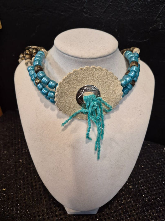 Navajo Choker Teal