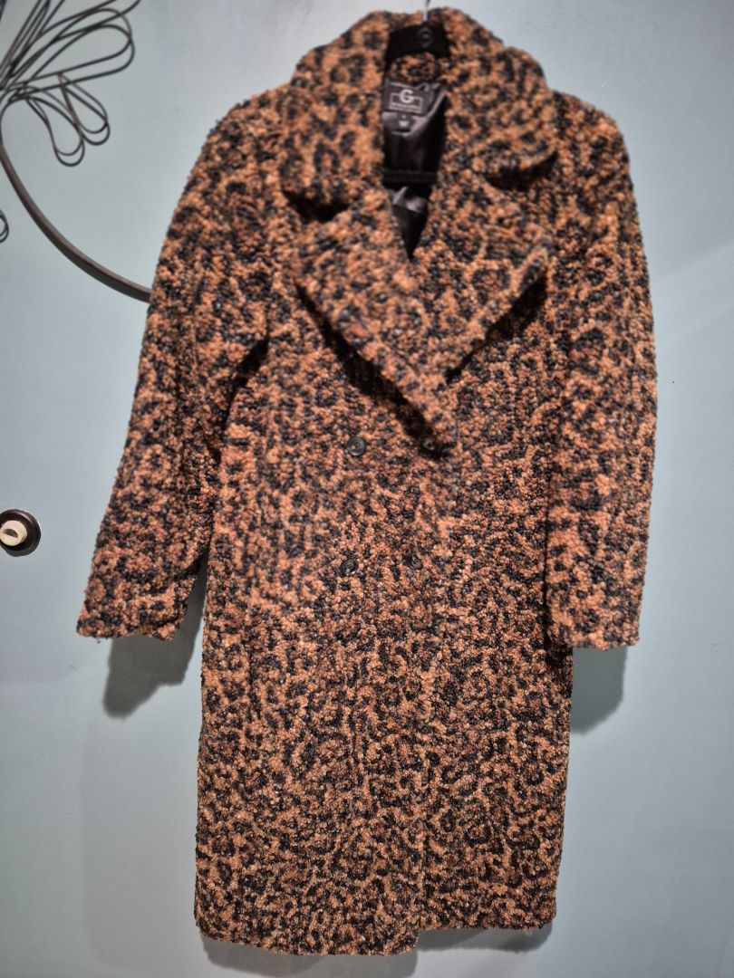 Leopard Print G By Giuliana Coat, S