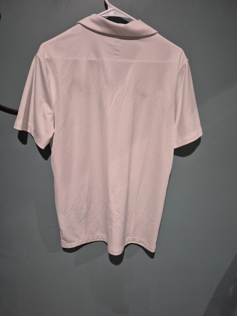 White Nike Monarch Mustangs, Louisville, CO Polo Shirt, M