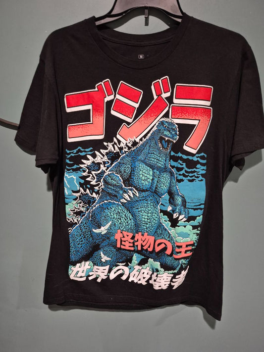 Black  Godzilla T-Shirt, M