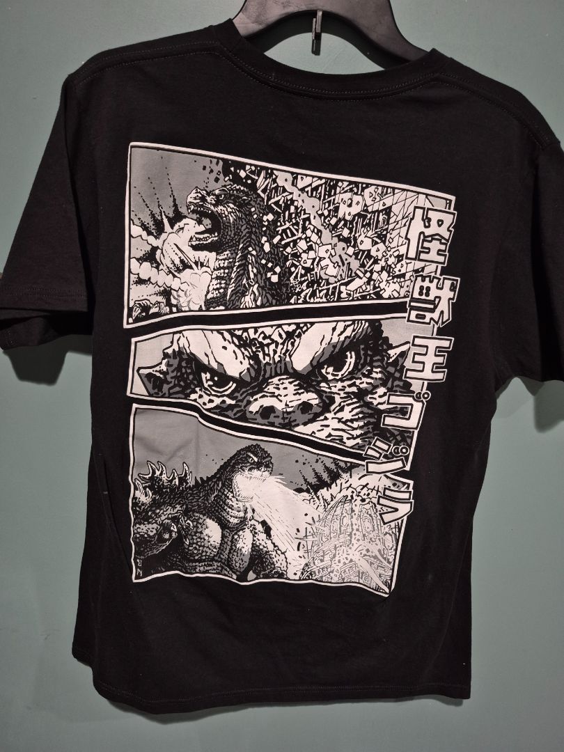 Black  Godzilla T-Shirt, M