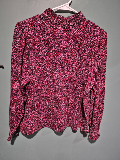 J.Jill Shades of Pink Women's Long Sleeve Top sz PL