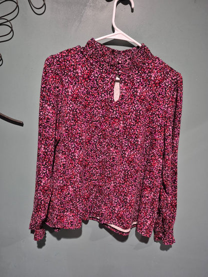 J.Jill Shades of Pink Women's Long Sleeve Top sz PL