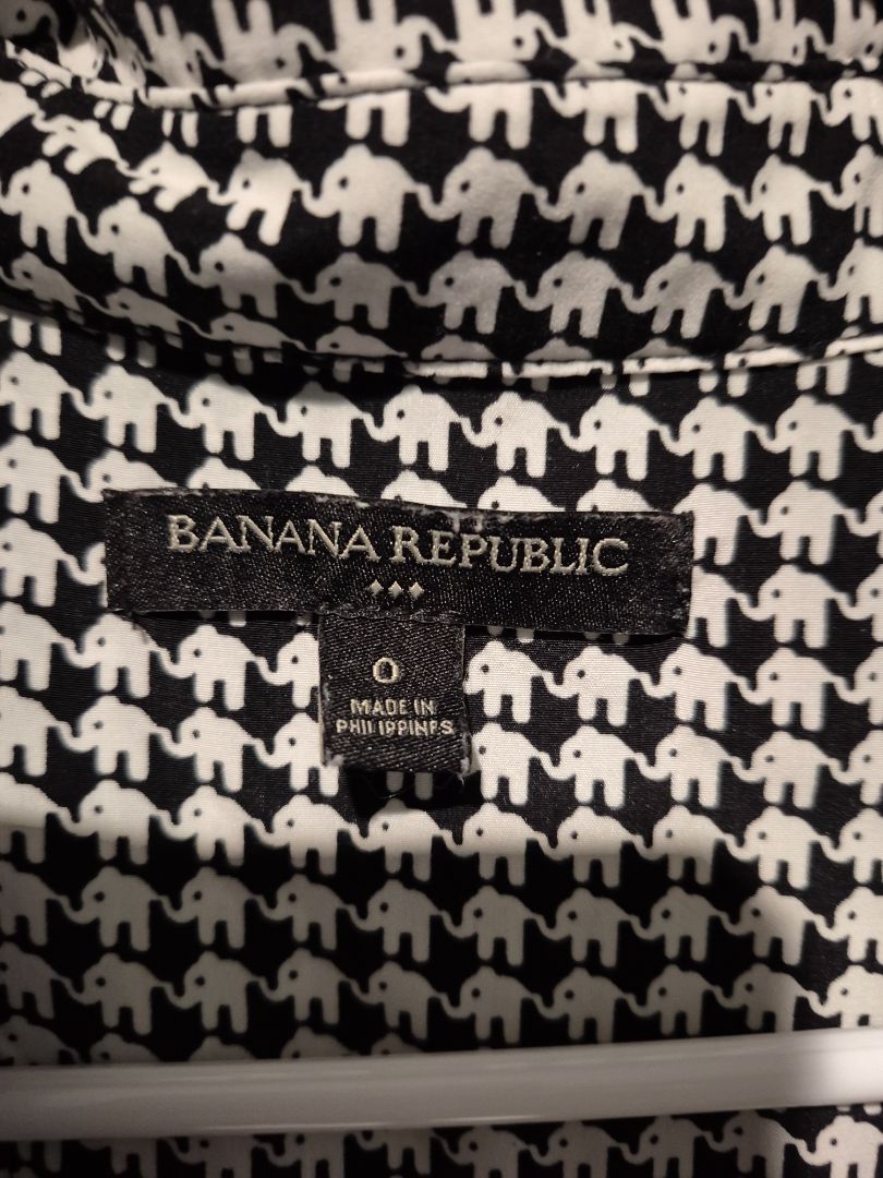 Banana Republic Elephant Print Dress size 0