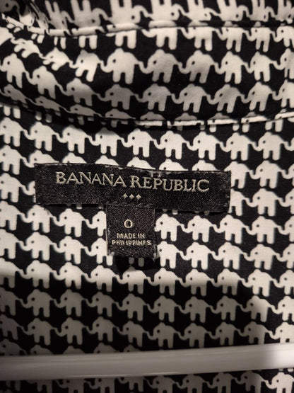 Banana Republic Elephant Print Dress size 0