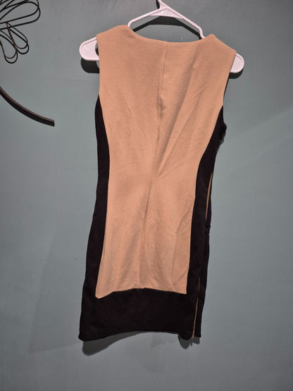 Calvin Klein Beige and Black Dress Size 4