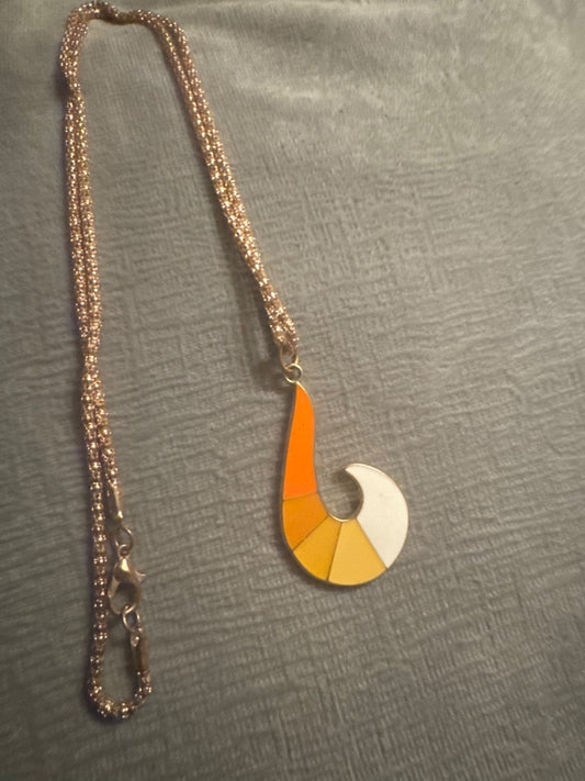 Zagtoon 2021 Orange Pendant Necklace