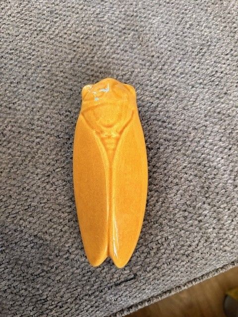 French cicada ceramic