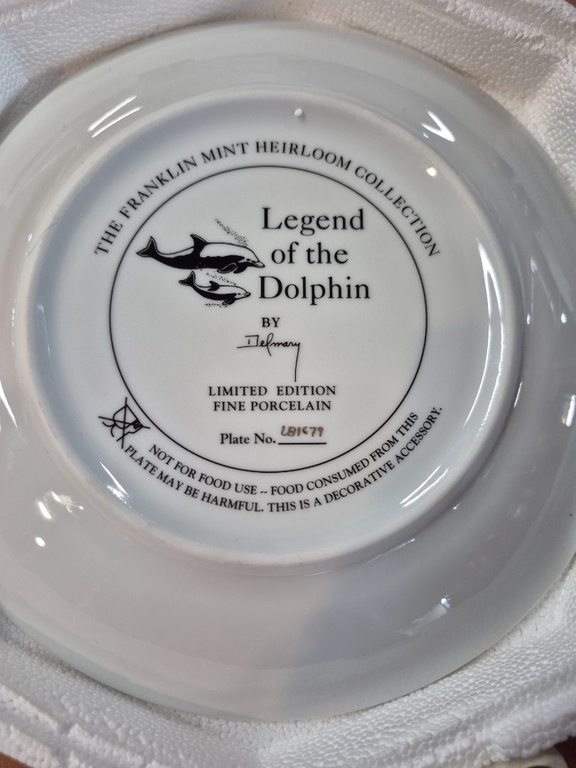 Vintage Franklin Mint Legend of the Dolphin by Delmary