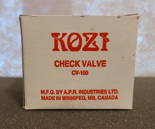Brass Kozi KOZI CV-100 Wood Pellet Stove Check Valve, 3"x3"x3"