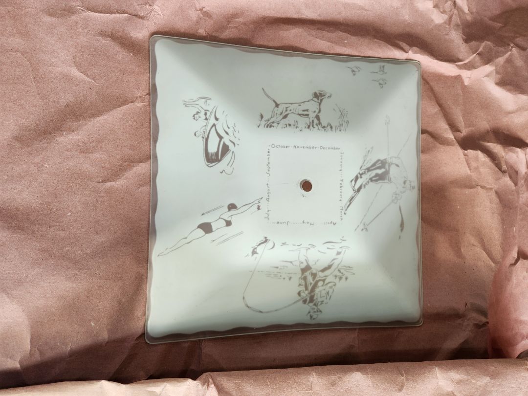 Vintage Ceiling Light- Sports Theme