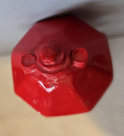 Red  Uncle Bear's Fire Hydrant Beer Tap Handle, 9 x 2.5 x 2.5