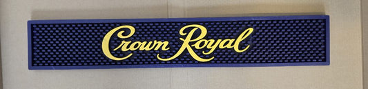 Purple Crown Royal Crown Royal Rubber Bar Mat Spill Mat Runner Mat Purple, 20.5 x 3.5 x .5