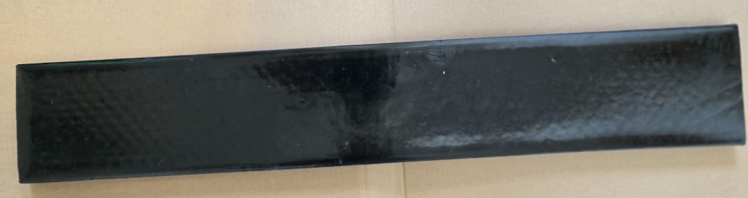 Black/White Jack Daniels Gentleman Jack Whiskey Bar Mat rubber runner man cave logo, 20.5 x 3.5 x .5