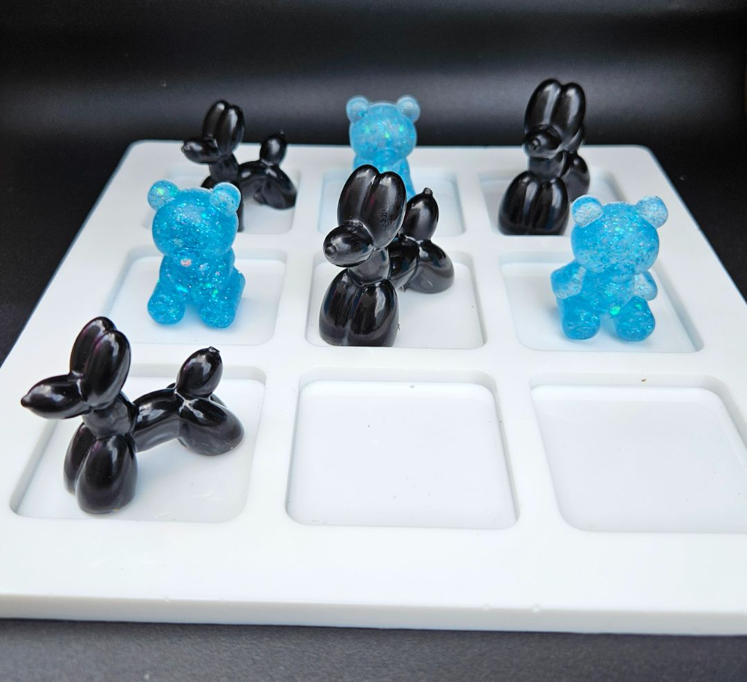Large Resin Tic-Tac-Toe Game