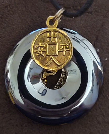 Silver & Gold Artisanal Kokopelli Pendant