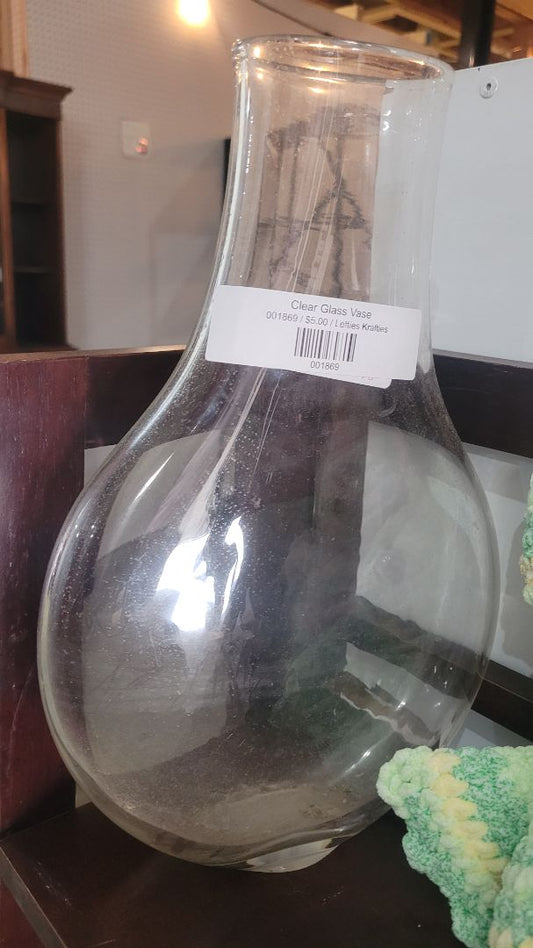 Clear Glass Vase