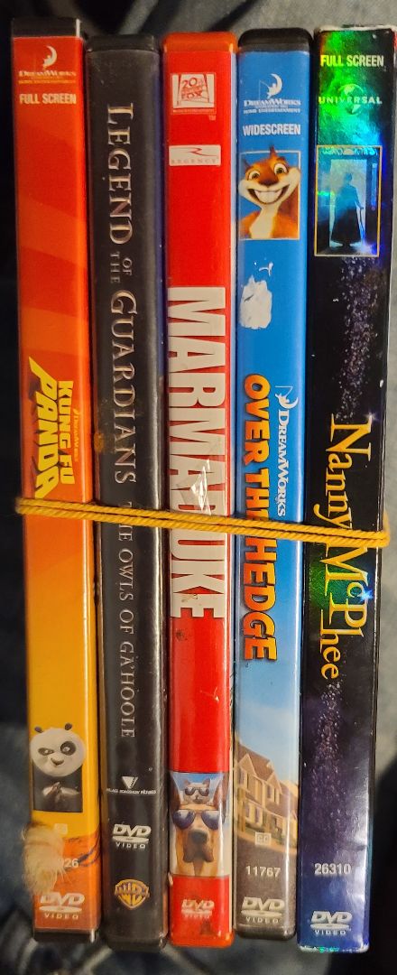 N/A Mixed DVD Batch Children's, 5 x 4 x 1