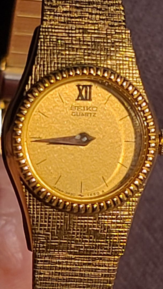 Gold Tone Seiko Women's Watch Quartz, Women's