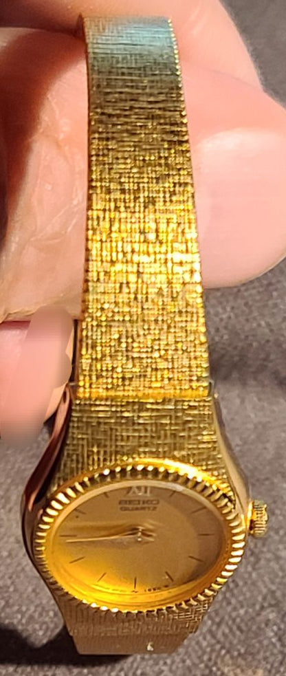 Gold Tone Seiko Women's Watch Quartz, Women's