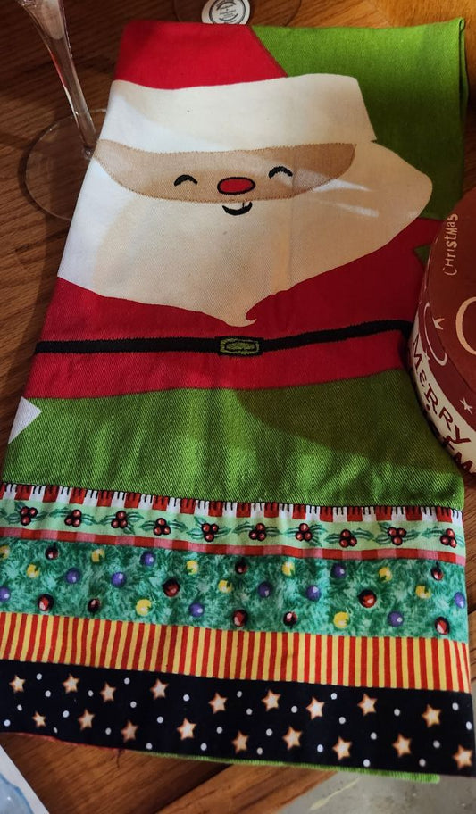Santa kitchen towel