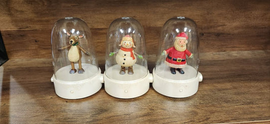 Hallmark Set of 3 Happy tappers holiday characters with motion Plays several Christmas songs and taps to the music Not sold individually