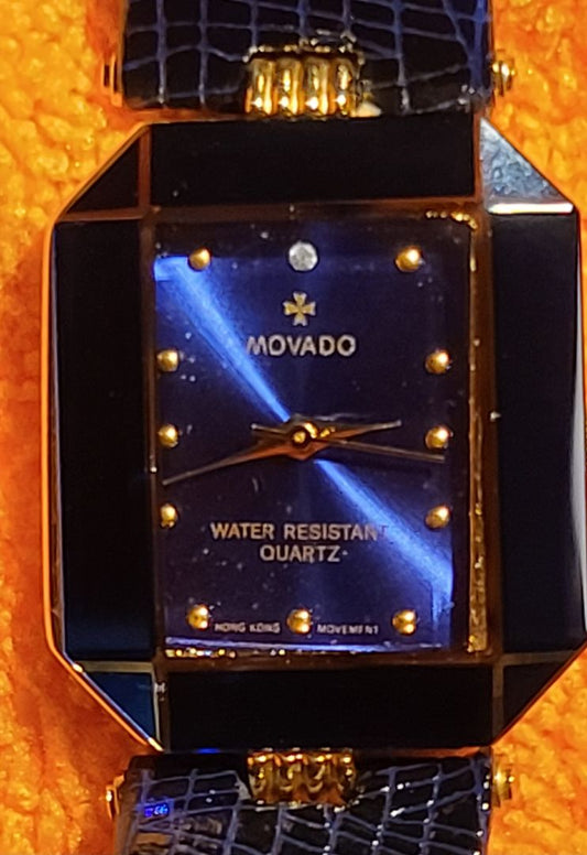 Blue Movado Women's Watch Quartz
