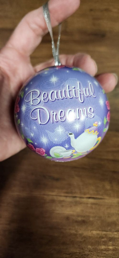 Disney Princess Belle metal ball ornament