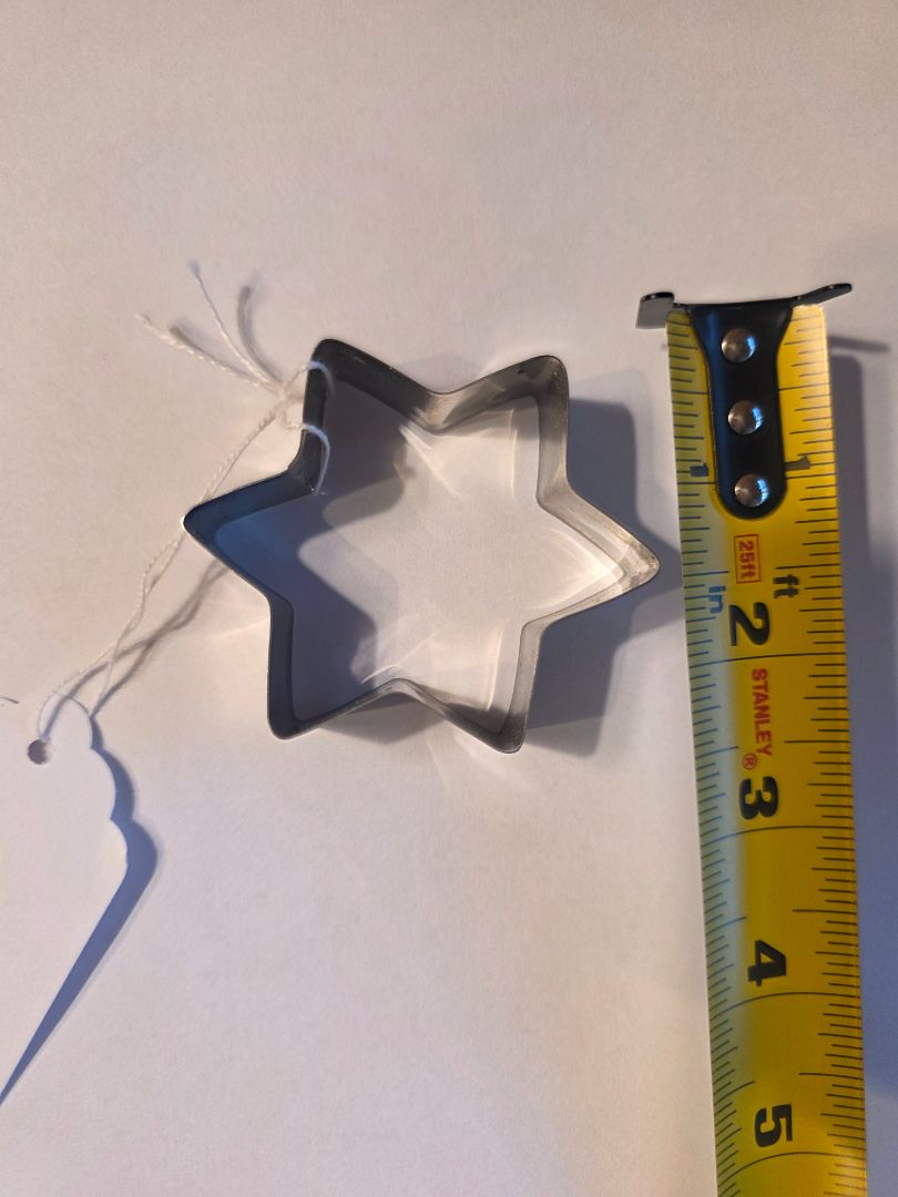 Metal  Star cookie cutter