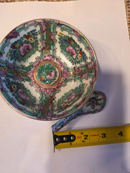 Vintage Porcelain dish and spoon