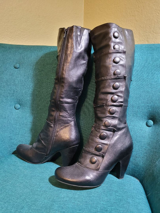 Black  Boots, 7.5 womens