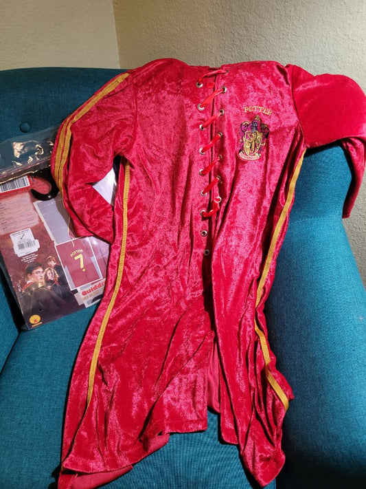 Red quidditch robe Harry Potter Halloween, Childs