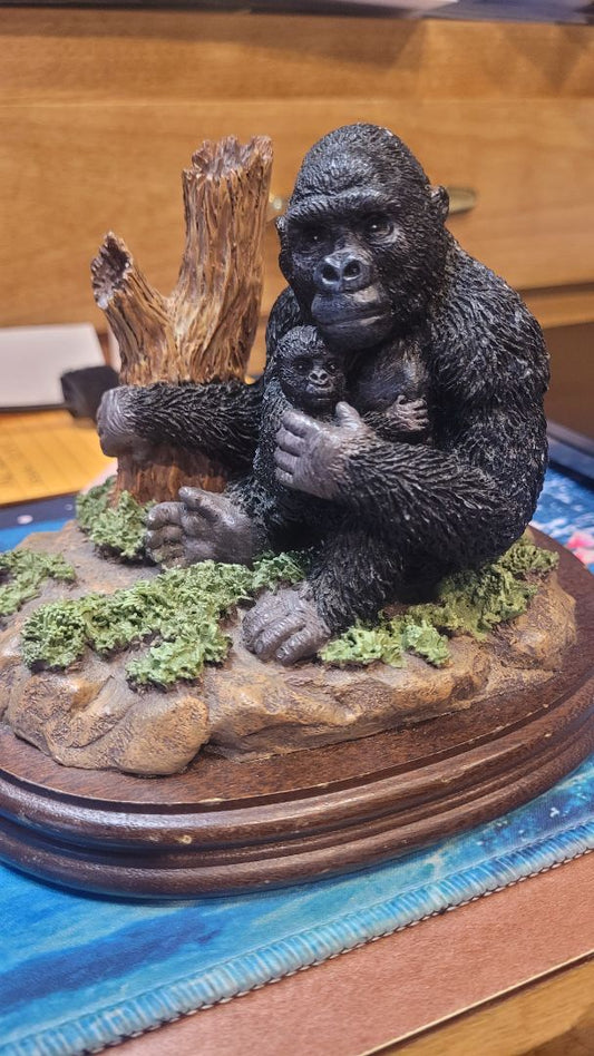 Gorilla and baby
